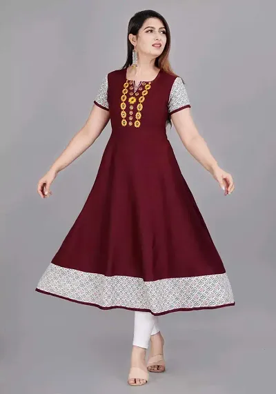 Stylish Fancy Cotton Blend Kurta