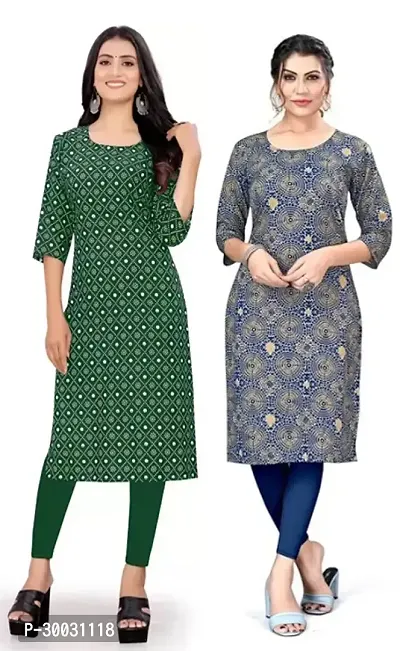 Fancy Crepe Kurtas For Women Pack Of 2