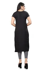 NIVAN ENTERPRISE Women's Printed Straight Kurti with Calf Length  Sleeves for Any Occasion((Multi Color)-thumb3