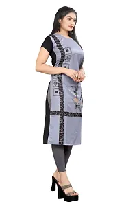 NIVAN ENTERPRISE Women Crepe Digital Printed A-line Kurta-thumb2