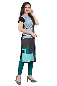 NIVAN ENTERPRISE Women's Multi-Coloured Crepe Knee Long W Style Kurtas/Kurti-BD_03-thumb1