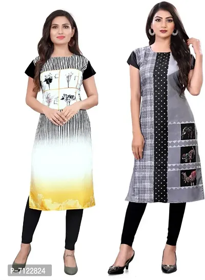 2 PCS KURTI COMBO FOR WOMEN MULTI COLOUR NIVAN-thumb0