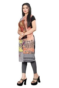 Trendy Crepe Printed  Kurta For Women Combo Pack Of 2-thumb3