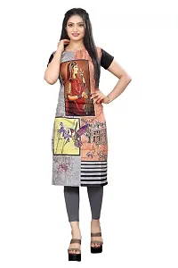 Trendy Crepe Printed  Kurta For Women Combo Pack Of 2-thumb4