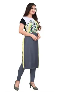 Trendy Crepe Printed  Kurta For Women Combo Pack Of 2-thumb2