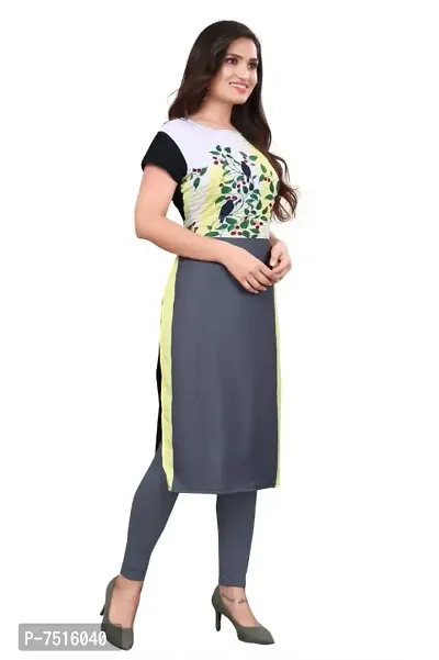 Trendy Crepe Printed  Kurta For Women Combo Pack Of 2-thumb3