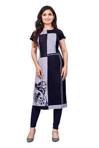 Trendy Crepe Printed  Kurta For Women Combo Pack Of 2-thumb3