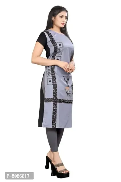 Trendy Crepe Printed  Kurta For Women-thumb4