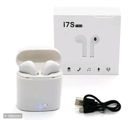 i12/i7/inpods12 TWS Wireless Premium Quality Bass Bluetooth Earbuds Long Lasting Battery Bluetooth Headset-thumb0