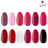 Unisex Matte Glossy Nail Polish Pack Of 12-thumb1