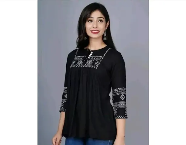 Elegant Rayon Tunic For Women