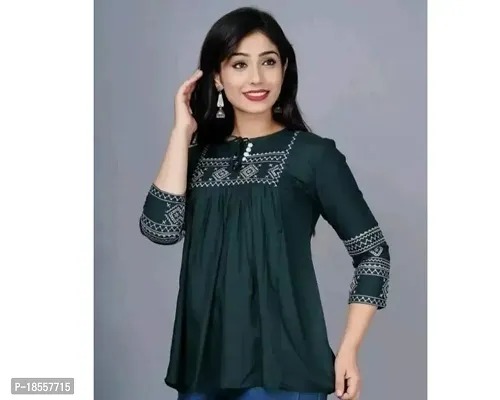 Elegant  Rayon  Tunic For Women