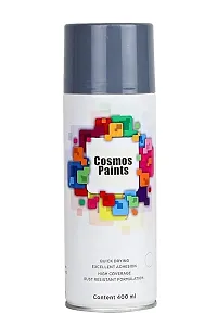 Cosmos Matt Light Grey Spray Paint-400ml (Pack of 2)-thumb1