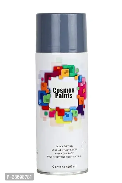 Cosmos Matt Light Grey Spray Paint-400ml (Pack of 2)-thumb2