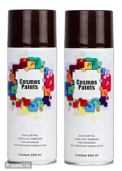 Cosmos Deep Brown Spray Paint-400ML (Pack of 2)