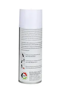 Cosmos Paints Matt Black  Gloss White Spray Paint 400 ml (Pack of 2)-thumb1