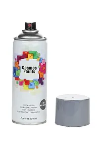 Cosmos Paints Matt Black Grey Matt Light Grey Spray Paint 400 ml (Pack of 2)-thumb2