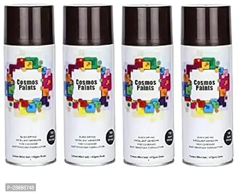 Cosmos Paints Deep Brown Spray Paint 1600 ml (Pack of 4)-thumb0