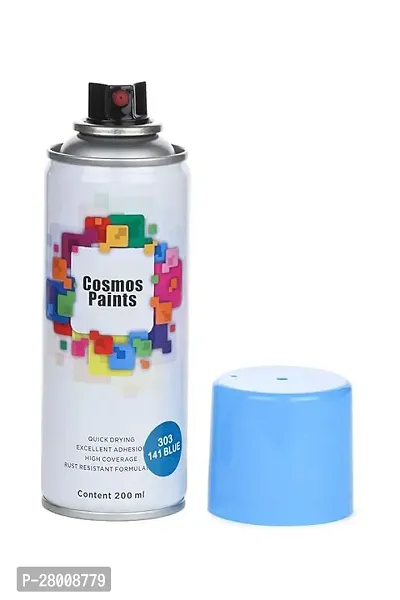 Cosmos Paints Matt Light Grey  Blue Spray Paint 400 ml (Pack of 2)-thumb3