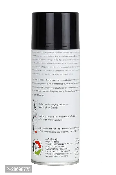 Cosmos Paints Matt Black Spray Paint 1600 ml (Pack of 4)-thumb4