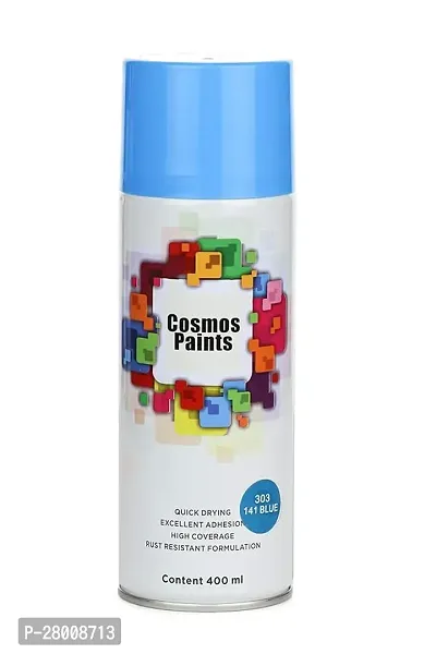 Cosmos Paints Blue Spray Paint 1600 ml (Pack of 4)-thumb2