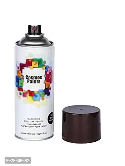 Cosmos Paints ClearLacquer  Deep Brown Spray Paint 400 ml (Combo of 2)-thumb3