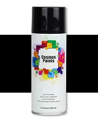 Cosmos Paints Matt Black Spray Paint 1600 ml (Pack of 4)-thumb2