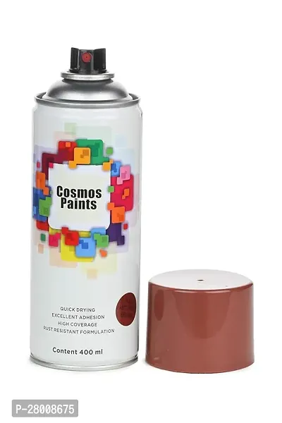 Cosmos Paints Anti Rust Brown  Deep Brown Spray Paint 400 ml (Combo of 2)-thumb2