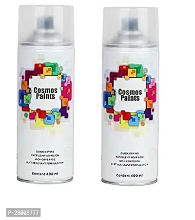 Cosmos Paints Matt Lacquer Spray Paint 800 ml (Pack of 2)-thumb0