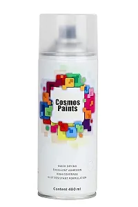 Cosmos Paints Spray Paint Clear Lacquer  Gloss Black 400ml(Combo of 2)-thumb2