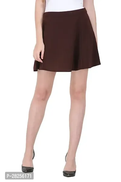 Stylish Crepe Skirt For Women-thumb0