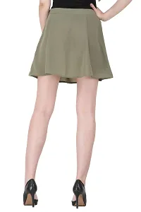 Stylish Crepe Skirt For Women-thumb1