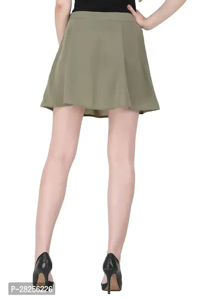 Stylish Crepe Skirt For Women-thumb2