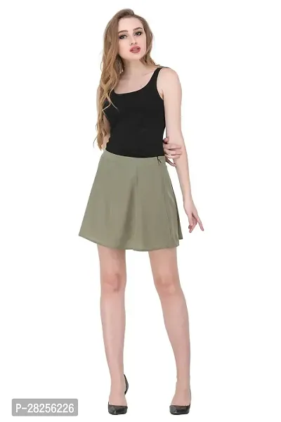Stylish Crepe Skirt For Women-thumb3