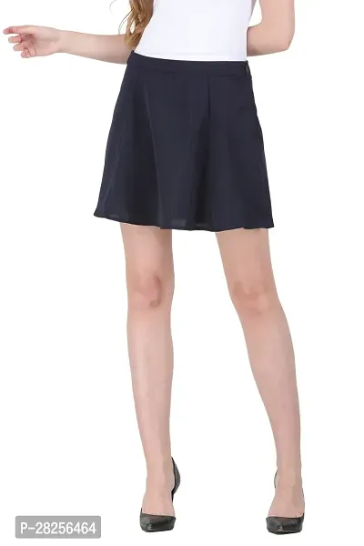 Stylish Crepe Skirt For Women-thumb0