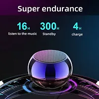 mini Boost 4 wireless portable small steel gun metal heavy subwoofer outdoor 10 W Bluetooth Speaker  (Multicolor, Stereo Channel)-thumb2