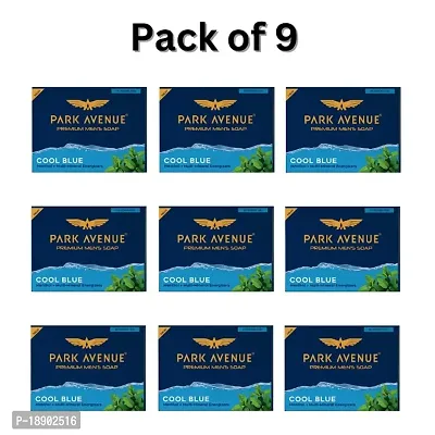 Park Avenue Cool Blue Soap Pack of 9