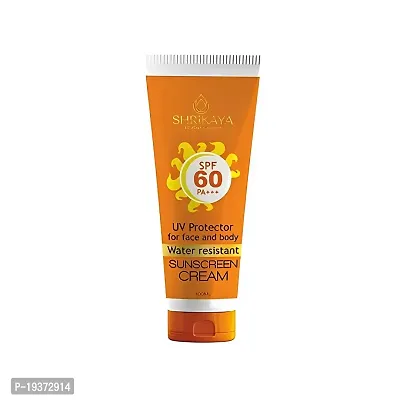 Shrikaya Sunscreen SPF 60 PA+ UV Protector For Face and Body 100ML