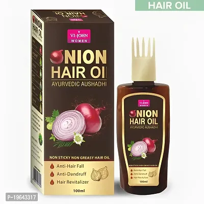 Vi-John Onion Hair Oil With Bhringraj  Amla,100ml-thumb0