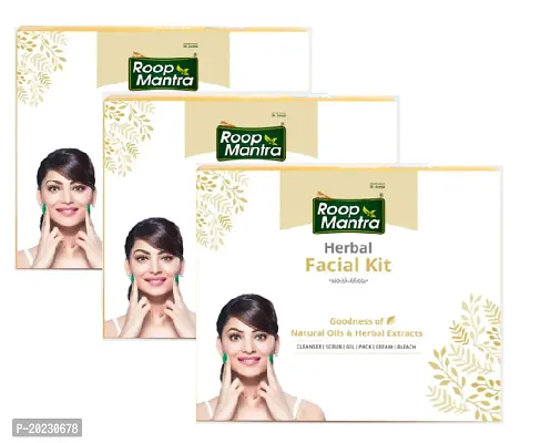 Roop Mantra Herbal Facial Kit - 240g PC OF 3