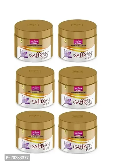 VI JOHN SAFFRON GOLD CREAM PACK OF 6  (50G) EACH-thumb0