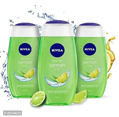 Nevia  Shower Gel Lemon  Oil 250ML Pack Of 3