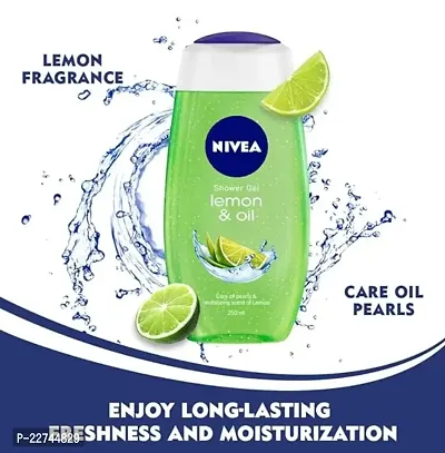 Nevia Lemon  Oil Shower Gel 250ML Pack Of 2-thumb3