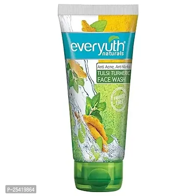 Everyuth Naturals Anti Acne,Anti Marks Tulsi Turmeric Face Wash 50 Gram-thumb0