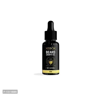 XEBOK  100% Natural Beard Growth Oil - No SLS, No Paraben Hair Oil (30 ML)