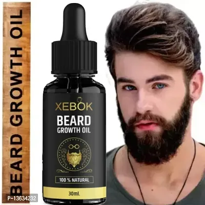 XEBOK Advanced Beard Hair Growth oil- best beard oil for mens,beard growth oil,patchy beard growth,dadhi oil,mooch oil,dadhi ugane wala oil,advanced beard growth oil,orignal beard oil,(30ML)