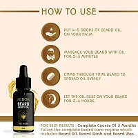 Xebok Beard Growth Oil (30ml) With Beard Activator (Derma Roller ) Pack of 2 items in a set-thumb2