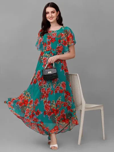 Beautiful Georgette Maxi Length Dress For Women