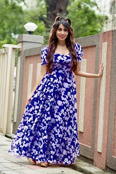 Indian Women Blue & White Printed Straight Kurta Kurti Top Tunic Ethnic  Dress | eBay