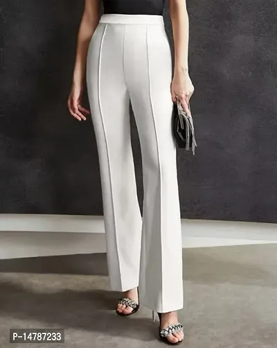 Buy White Wide Leg Pants for Women Online in India